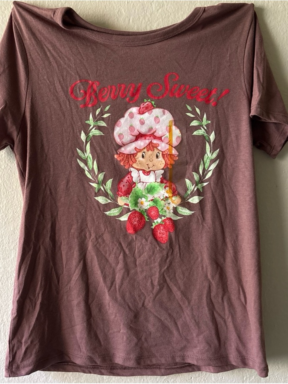 Target Mauve Graphic Tee with Strawberry Character